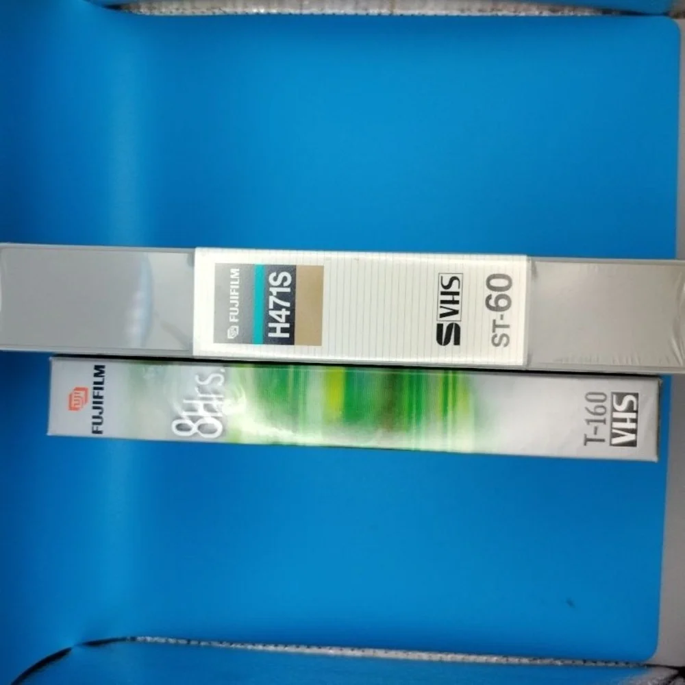NEW FUJIFILM VHS Blank Lot T-160 S-VHS H471S ST-60 Master Quality Video Cassette